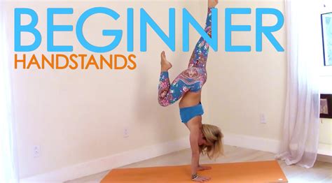 beginner handstands with kino yoga youtube