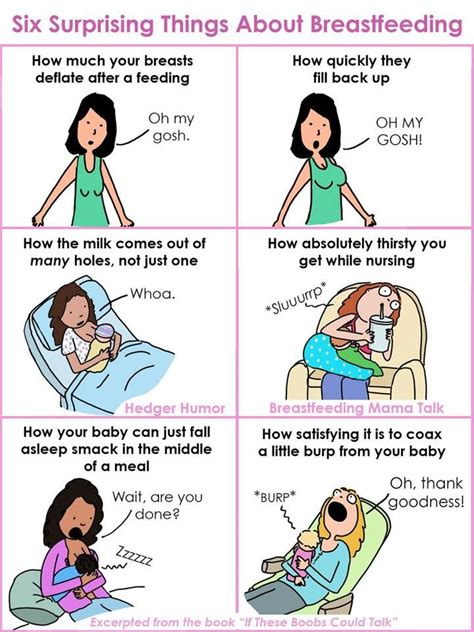Surprising Things About Breastfeeding Breastfeeding Humor