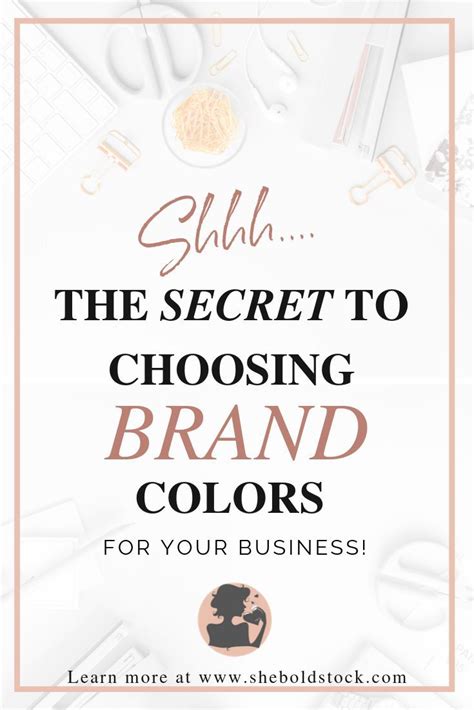 How To Choose Colors For Your Brand — She Bold Stock Brand Colors