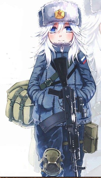 Russia Military Girl Anime Warrior Manga Girl