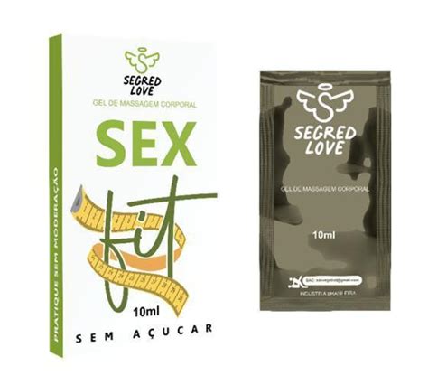 Gel Lubrificante Beijável Segred Love Sex Fit 10ml Lubrificante