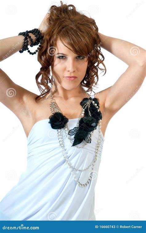 Beautiful Young Woman With Attitude Stock Image Image Of Glamorous