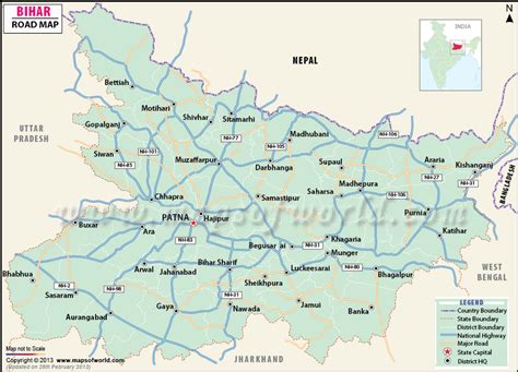 Bihar Road Map
