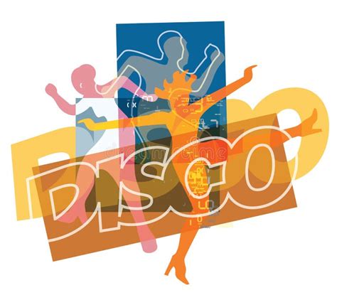 Disco Party Dancers Stock Vector Illustration Of Human 96770879