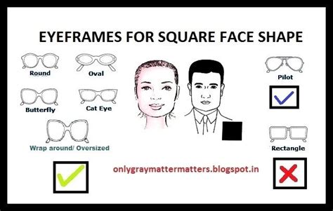 Frames For A Square Face On Pinterest Face Shapes
