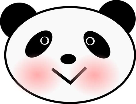 Panda Bär Gesicht · Kostenlose Vektorgrafik Auf Pixabay