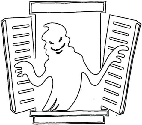 Hey, send me the ghost toolbox. Ghost In The Window coloring page | SuperColoring.com