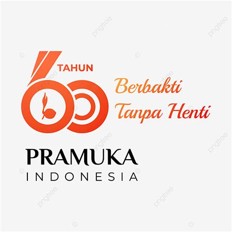 60 Tahun Pramuka Indonésia Com Slogan Berbakti Tanpa Henti Banner