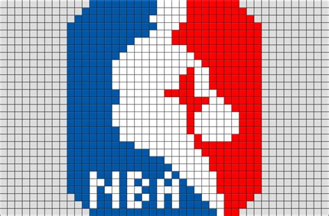 Nba Logo Pixel Art Brik