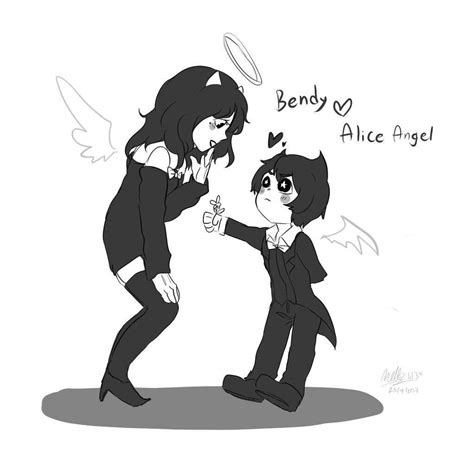 Human Alice Angel And Bendy Bendy And The Ink Machine Amino