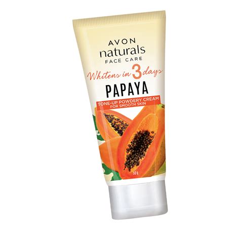 Naturals Papaya Tone Up Powdery Cream 50g Avon Malaysia