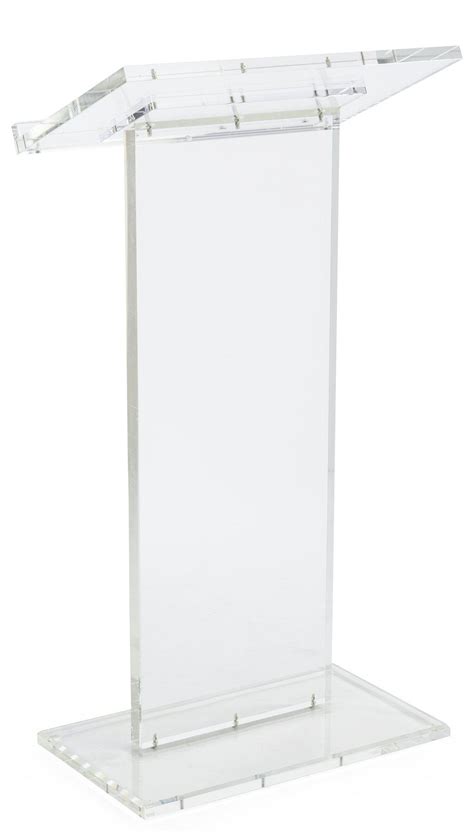 Acrylic Lectern Clear Podium Series Podiums Direct