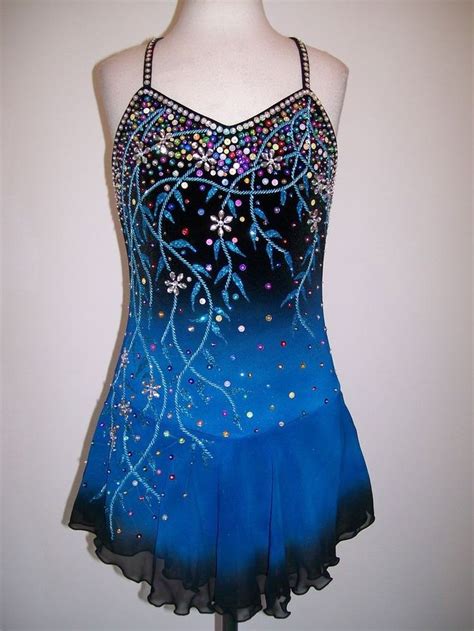 Custom Made To Fit Ice Skating Dress Twirling Costume Unbranded