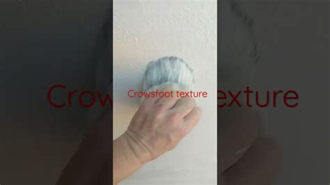 How To Texture Drywall Stipple Brush Crows Foot Type Texture Shorts
