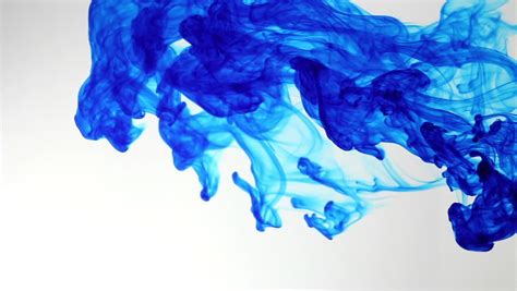 Blue Ink Cloud Grows In Water Stock Footage Video 9079919 Shutterstock