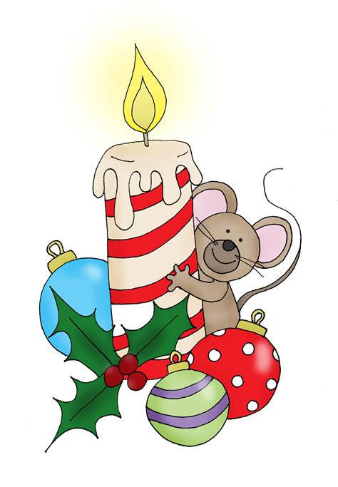 Free Dearie Dolls Digi Stamps Christmas Candle