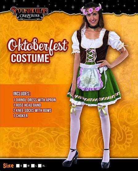 Womens German Oktoberfest Costume Set Cosplay Adult Spooktacular Creations