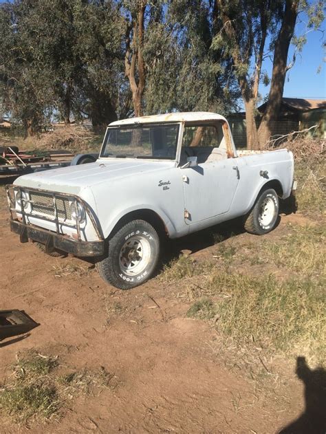 1964 International Ih Scout Pickup Half Cab And Full Top As Is As Found