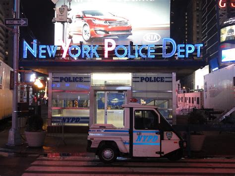 Nypd New York City Police Department Times Square Station A Photo On