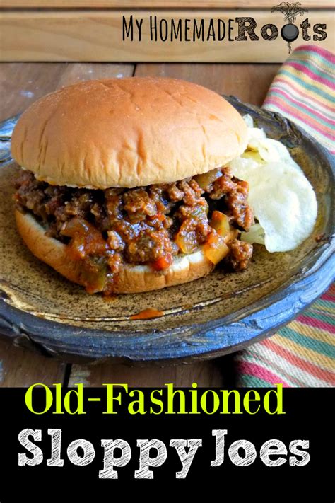 I have no idea how i got these in my mind. Old-Fashioned Sloppy Joe's | Recipe in 2020 | Homemade ...