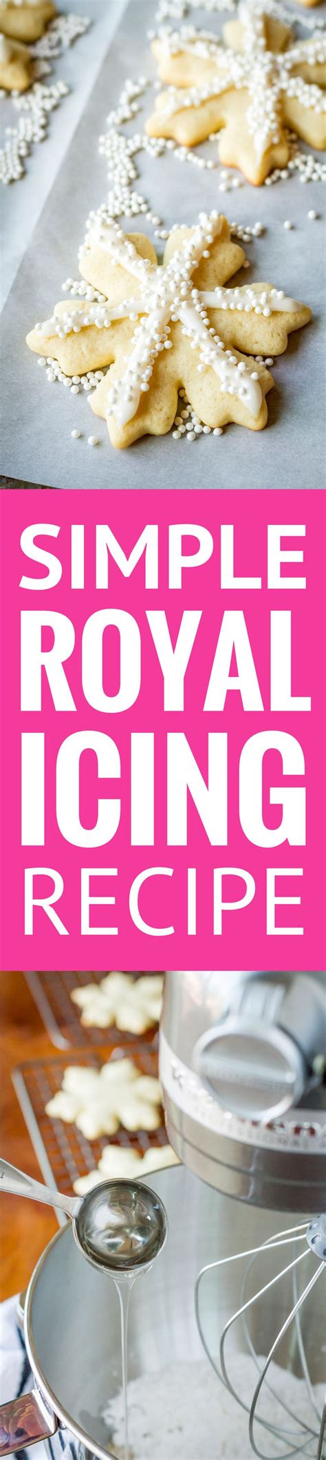 The recipe that is my standard calls for meringue powder. Simple Royal Icing Recipe -- this royal icing is SO ridiculously easy to make! No egg whites, n ...