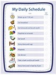My Daily Schedule for Children Template Download Printable PDF ...