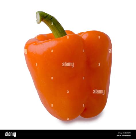 Sweet Orange Pepper Stock Photo Alamy