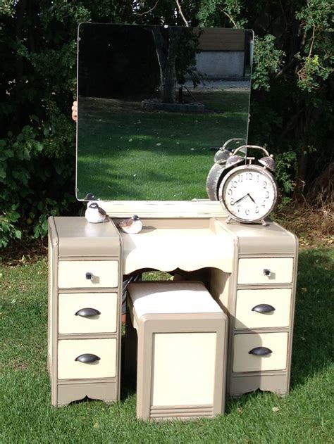 Antique Vanity Painted With Chalk Paint And Distressed Search
