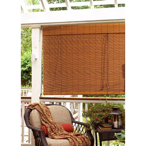 Bay Isle Home Outdoor Bamboo Roll-Up Blind & Reviews | Wayfair