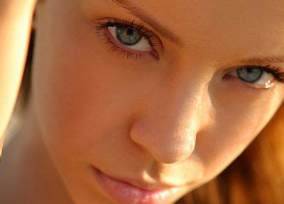 Blondes Women Close Up Blue Eyes Outdoors Smiling Faces Lada Paglia Free Wallpaper