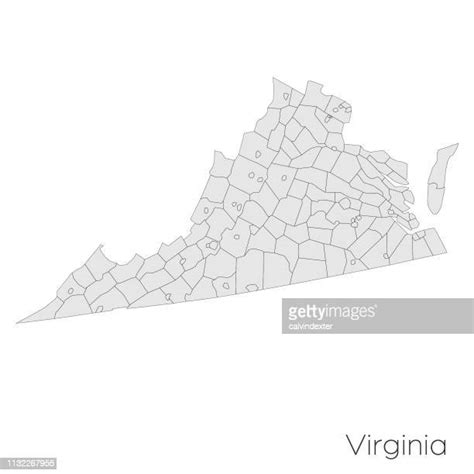 Virginia Map Counties Photos And Premium High Res Pictures Getty Images