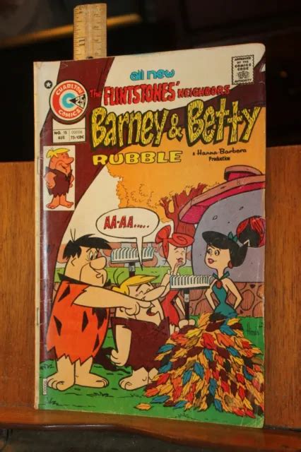 1975 Charlton Comics The Flintstones Barney And Betty Rubble No15 500 Picclick