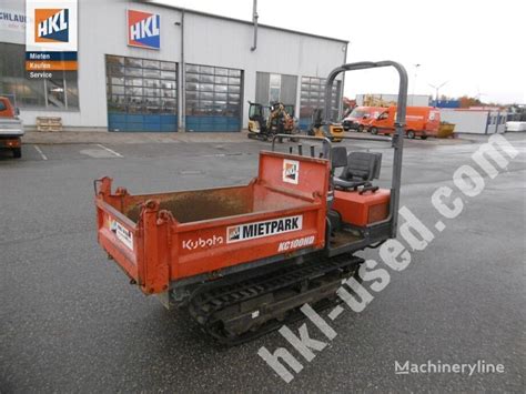 Kubota Kc 100 Hd Tracked Dumper For Sale Germany Falkenhagen Gu37511