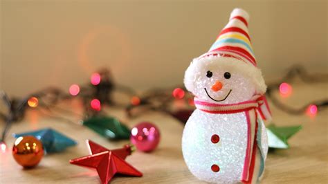 Bauble Christmas Snowman Star 4k Hd Snowman Wallpapers