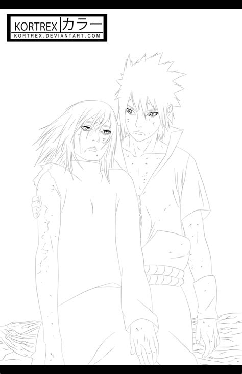 Naruto Chapter 685 Sakura And Sasuke By Kortrex On Deviantart