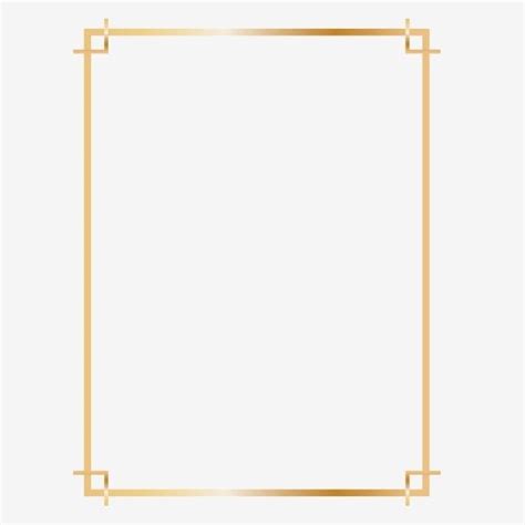 Golden Rectangle Frame Vector Hd Png Images Golden Rectangle Frame