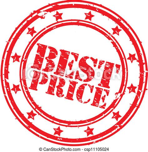Vector Illustration Of Grunge Best Price Rubber Stamp Vector