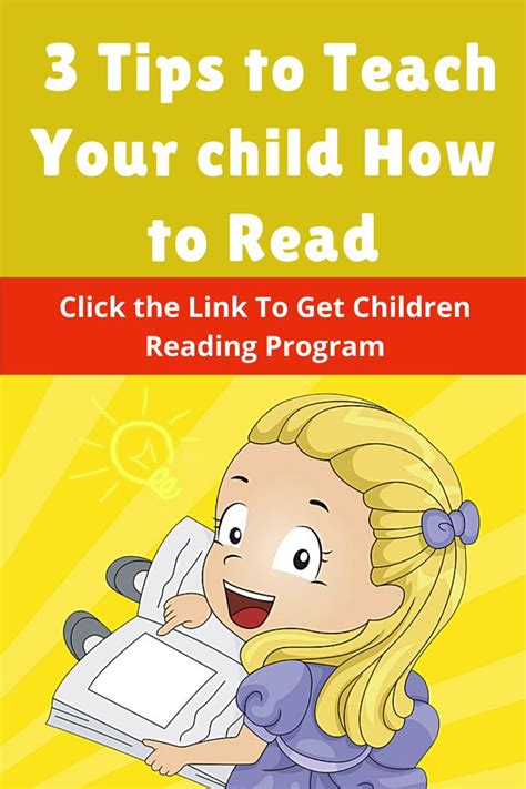 3 Tips To Teach Your Child How To Read Kids Reading How To Teach