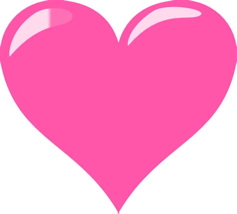 Descargar png gratis ( 169.56kb ) cambiar el tamaño png. Pink Heart Clip Art at Clker.com - vector clip art online ...