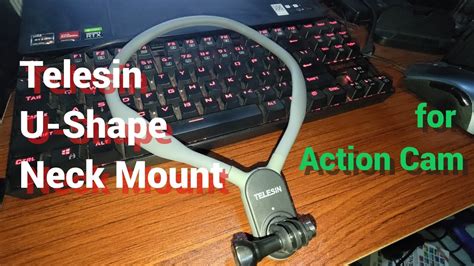 Telesin U Shape Neck Mount V For Action Cam Unboxing And Demo Youtube