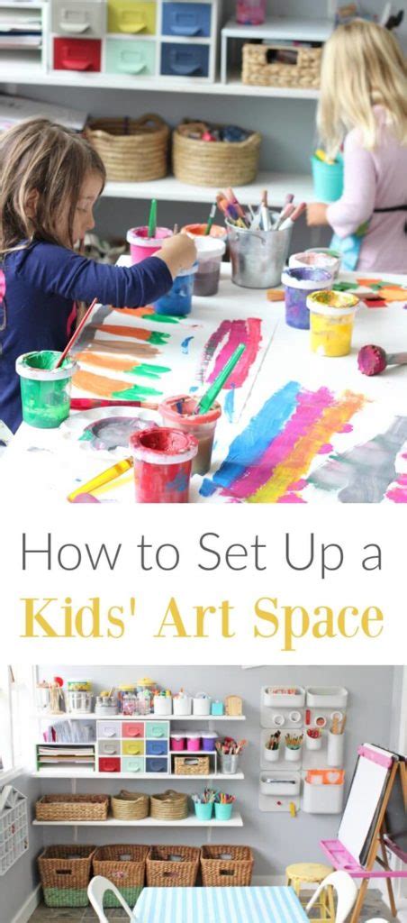 Kids Art Space How To Set One Up That Builds Creative Confidence