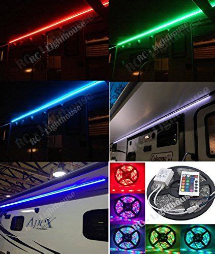Rv Awning Camper Recreational Vehicle Rgb Led Lights With