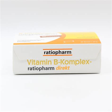 Vitamin B Komplex Ratiopharm Direkt Pulver 20 St B Vitamine