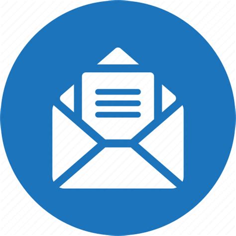 Circle Email Envelope Letter Mail Message Icon