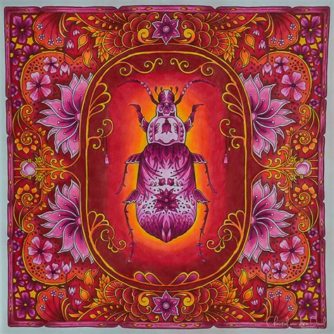 Take a peek at this great artwork on johanna basford's colouring gallery! World of Flowers - Johanna Basford | Kleurboek, Instagram ...