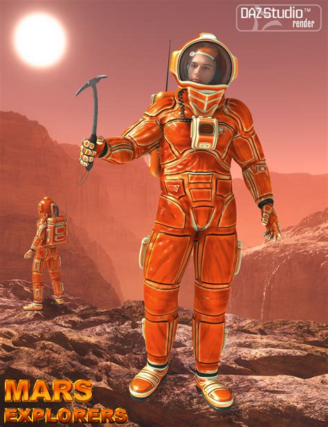 Mars Explorers For Genesis 2 Males Daz 3d