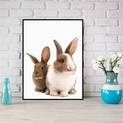 Rabbit Bunny Rabbit Printable Wall Art Digital Download Etsy Uk