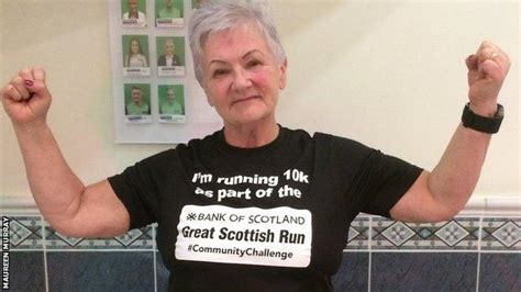 Great Scottish Run The Dundee Granny On A Fitness Mission Bbc Sport