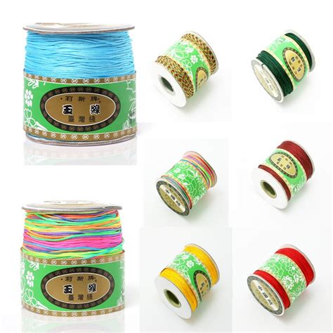 Nice Beads 130m 08mm Nylon Bead Cord Chinese Knot Cordstring Jewelry