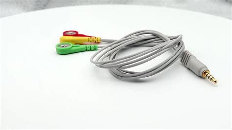 Tens Electrode Lead Wire Dc 25mm Medical Cable For Medical Tens